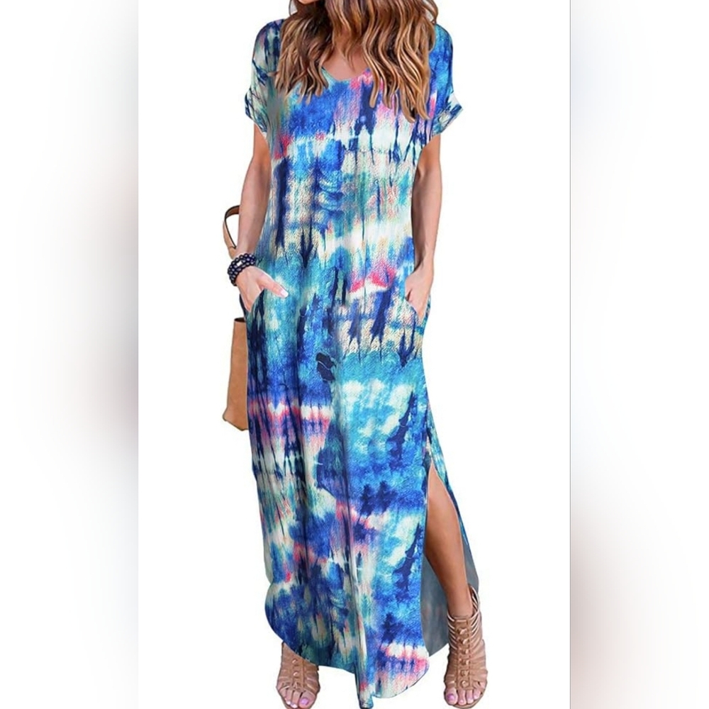 🪸Woman's short sleeved Maxi Dress🪸